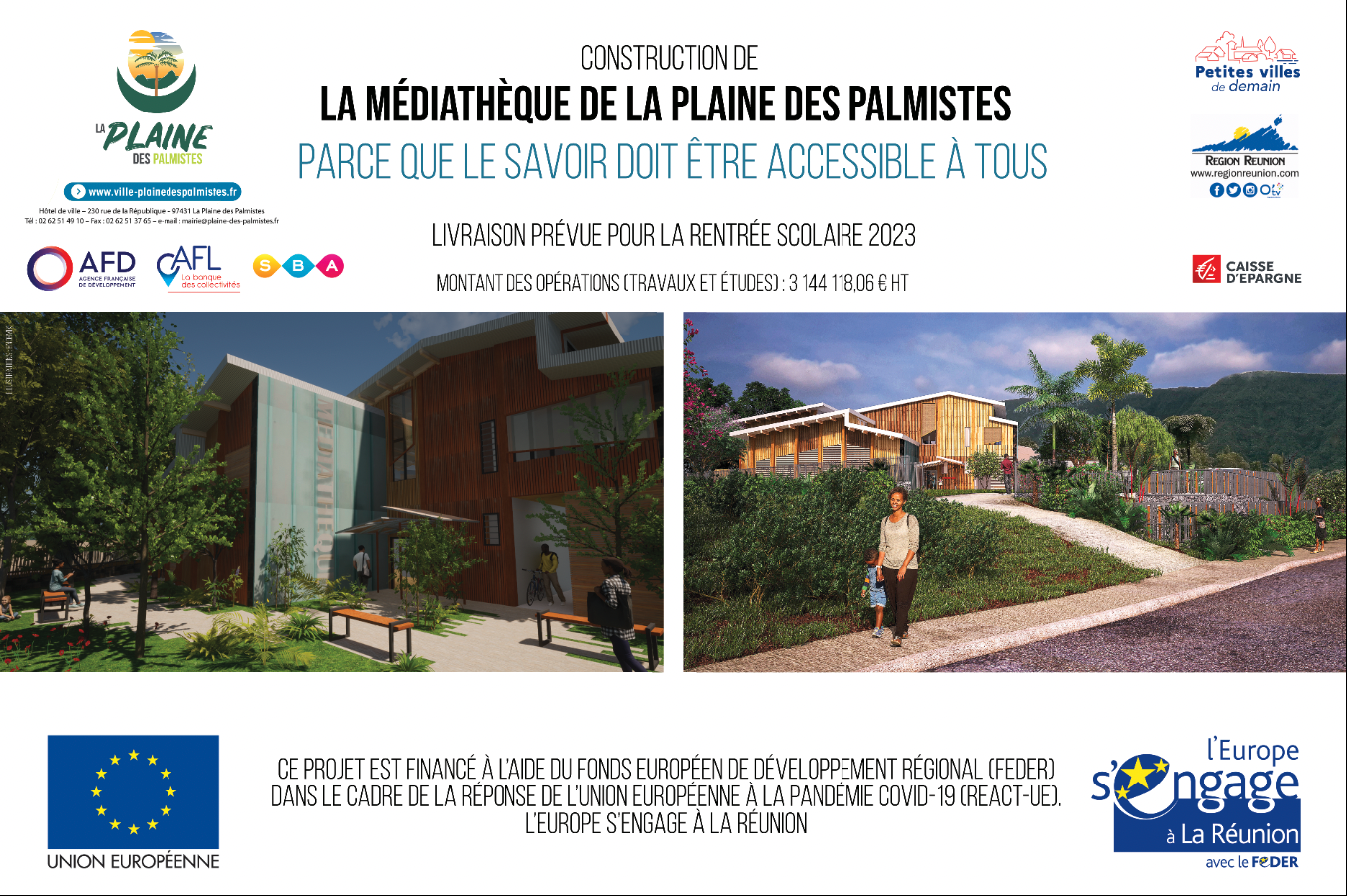 panneau médiathèque